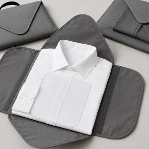 5 Lightweight Travel Packing Folders for Dress Shirts and Trousers Wrinkle Free Suitcase Organizer with Folding Board